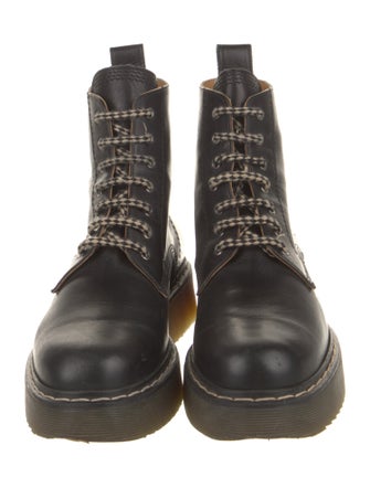 Cotélac Leather Combat Boots