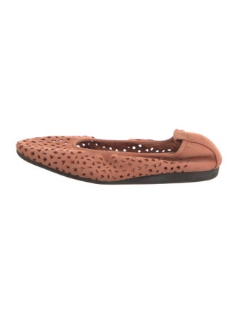 Arche Leather Lasercut Accents Ballet Flats