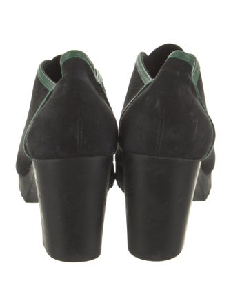 Arche Suede Leather Trim Embellishment Lace-Up Boots