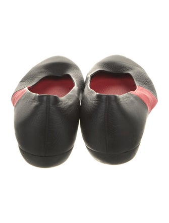 Arche Suede Colorblock Pattern Ballet Flats