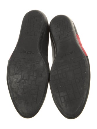 Arche Suede Colorblock Pattern Ballet Flats