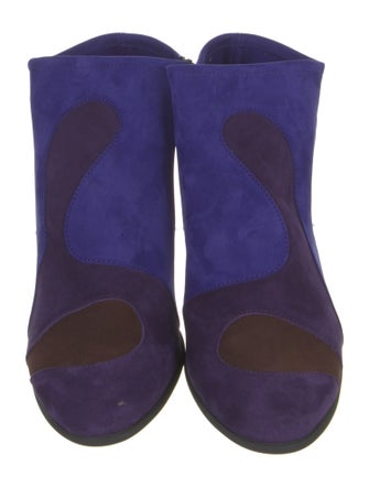 Arche Suede Colorblock Pattern Boots