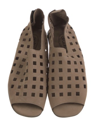 Arche Suede Lasercut Accents Slingback Flats