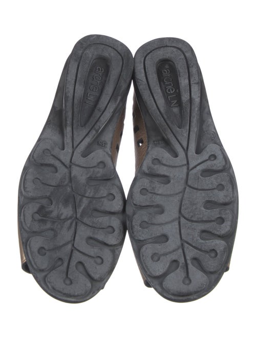 Arche Leather Lasercut Accents Slingback Flats