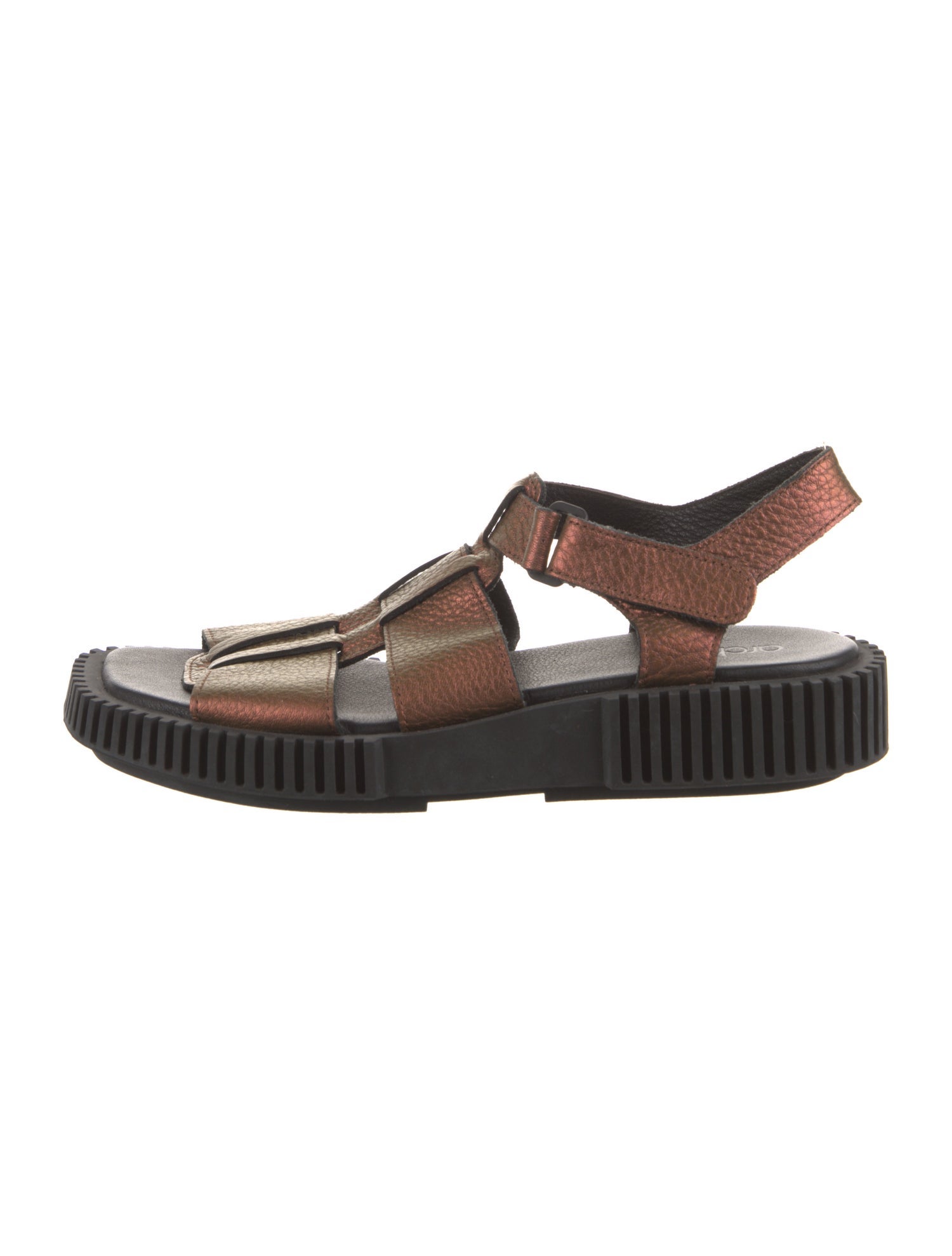 Arche Leather T-Strap Sandals