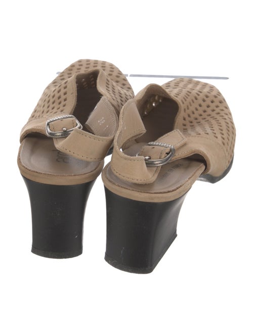 Arche Suede Colorblock Pattern Slingback Pumps