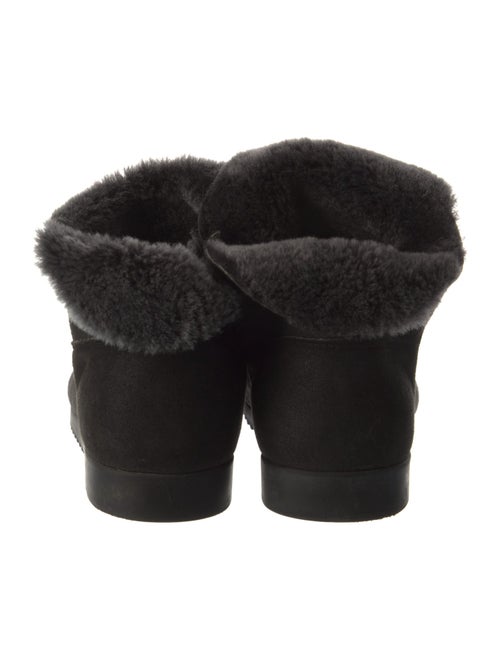 Arche Suede Fur Trim Lace-Up Boots