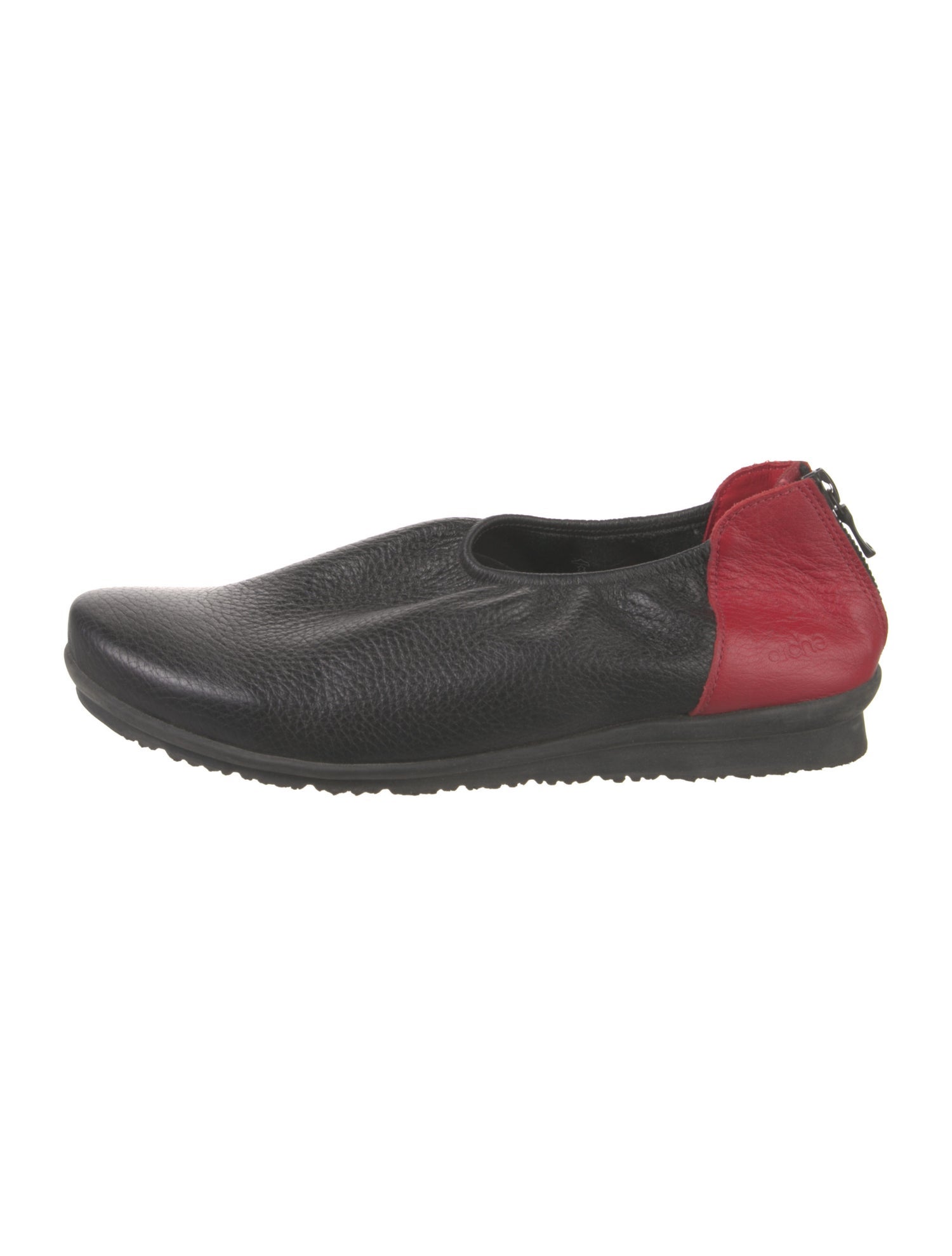 Arche Leather Colorblock Pattern Flats