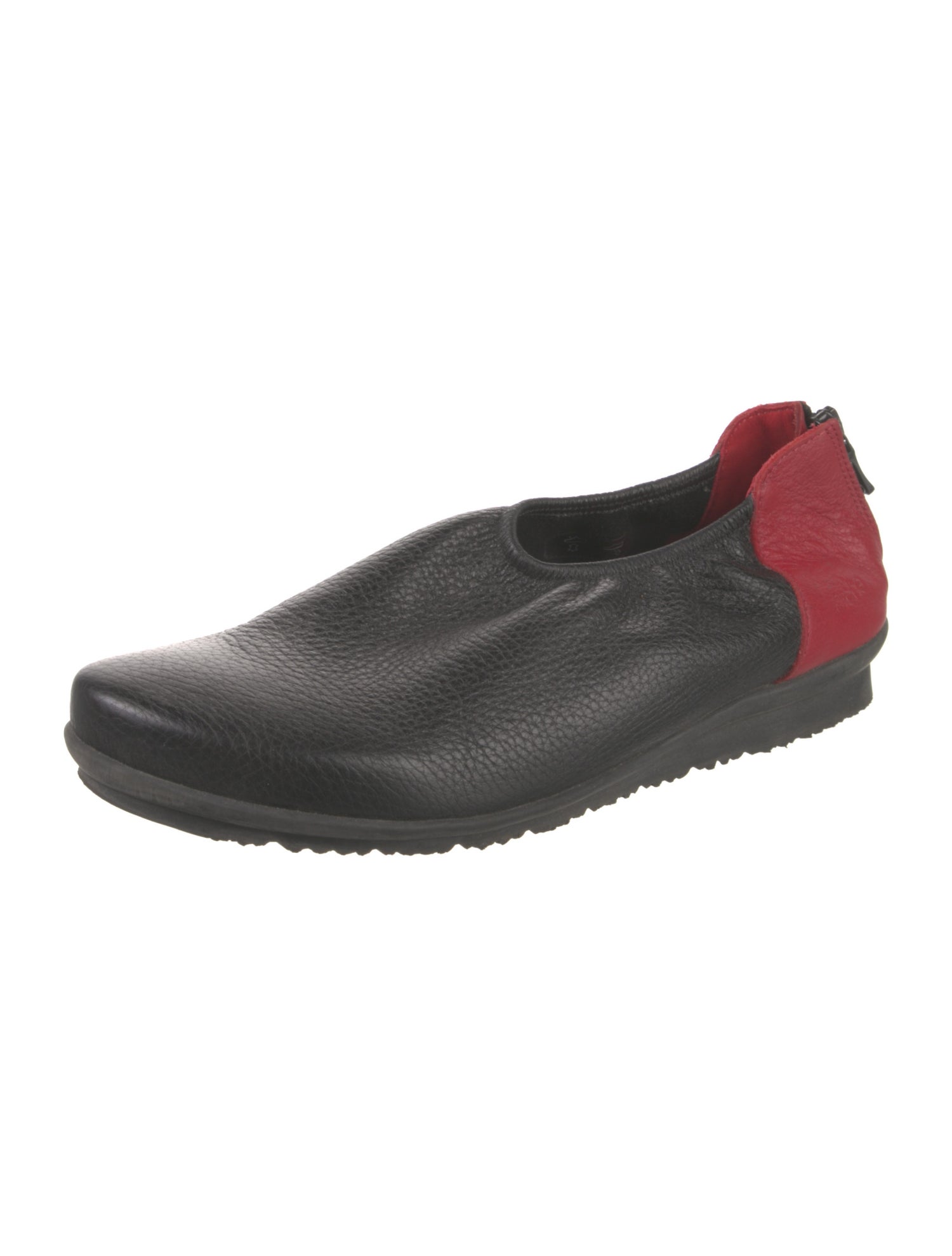 Arche Leather Colorblock Pattern Flats