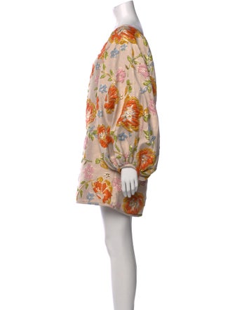 Arianne Elmy Floral Print Mini Dress