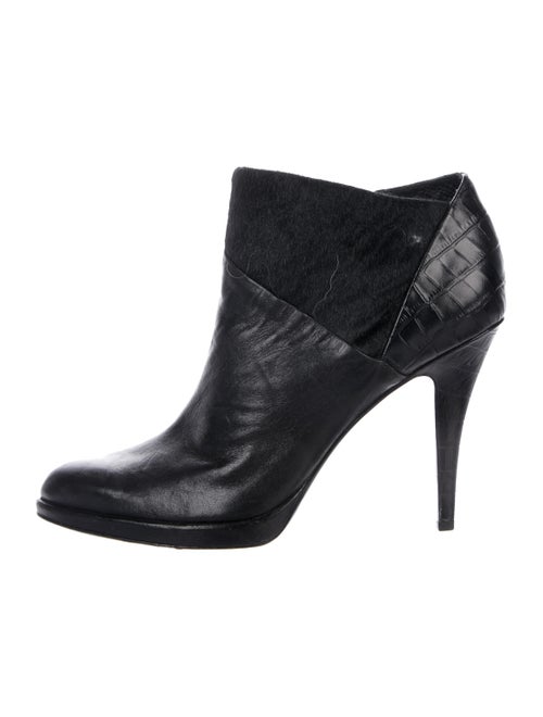 Áeron Leather Ankle Boots Black