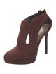 AERON Suede Cutout Accent Pumps