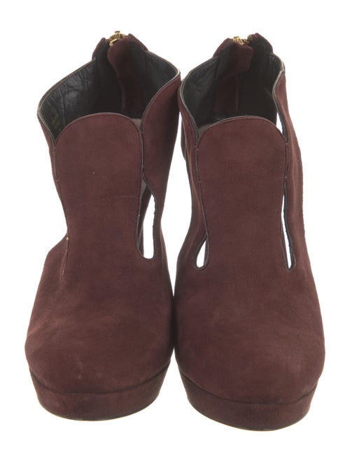 AERON Suede Cutout Accent Pumps