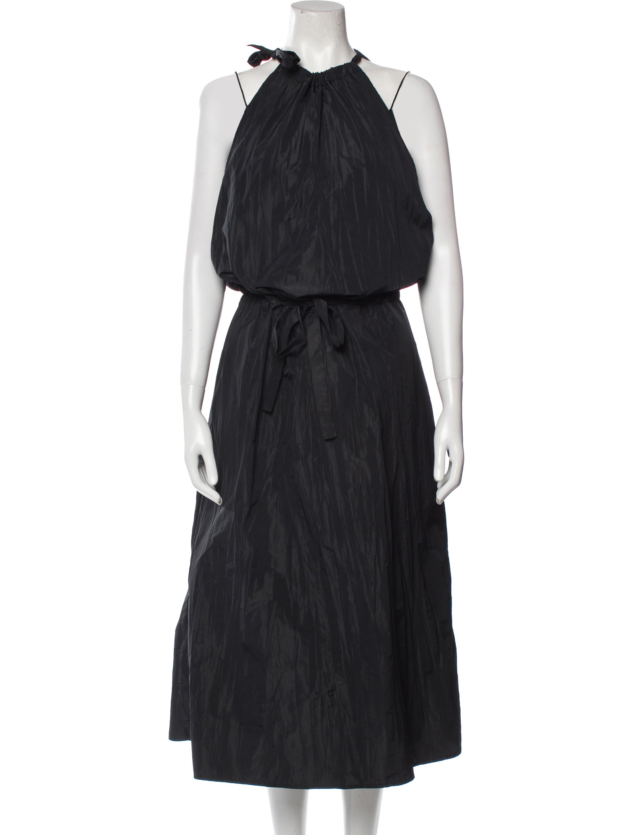 AERON Crew Neck Long Dress