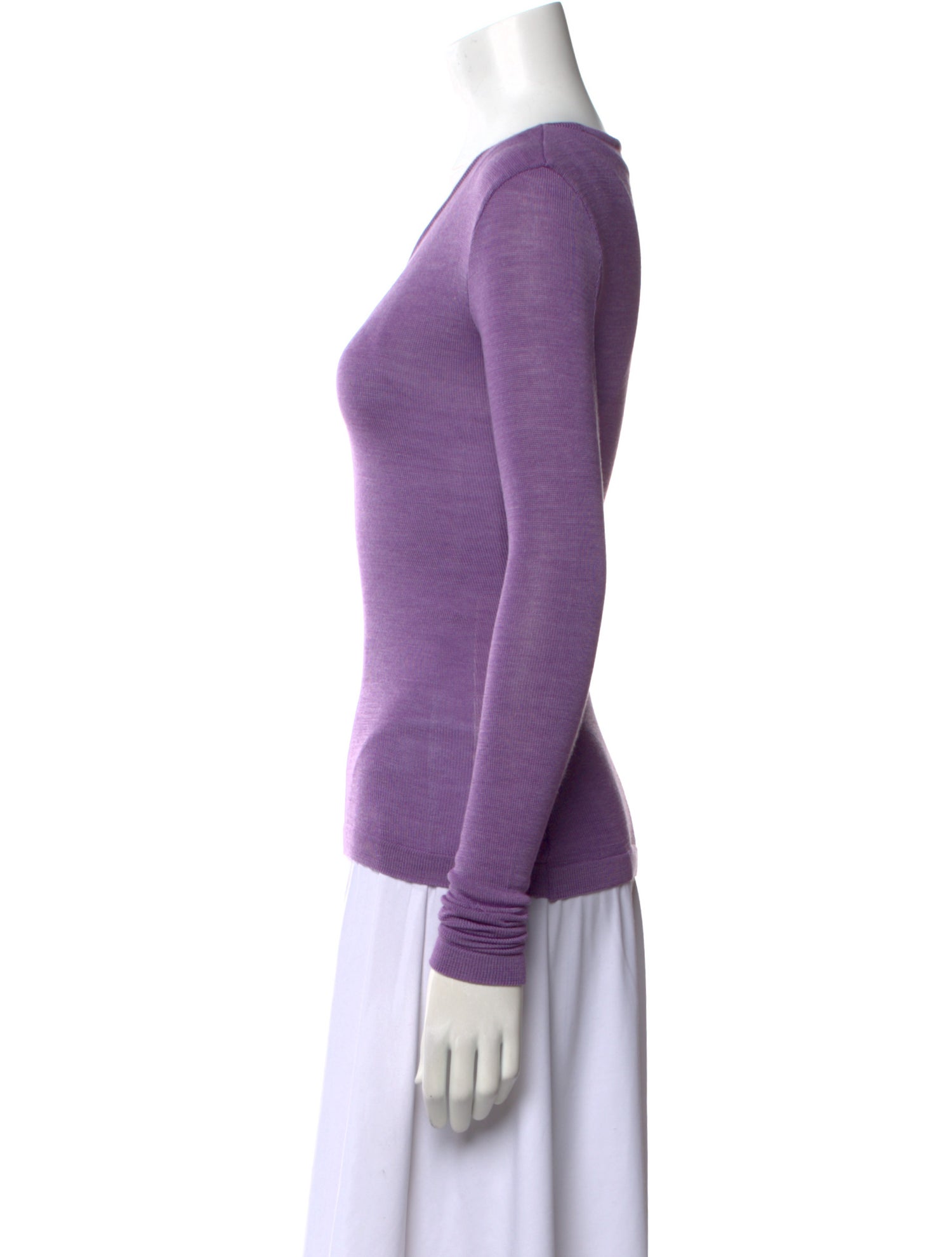 AERON Scoop Neck Long Sleeve Top