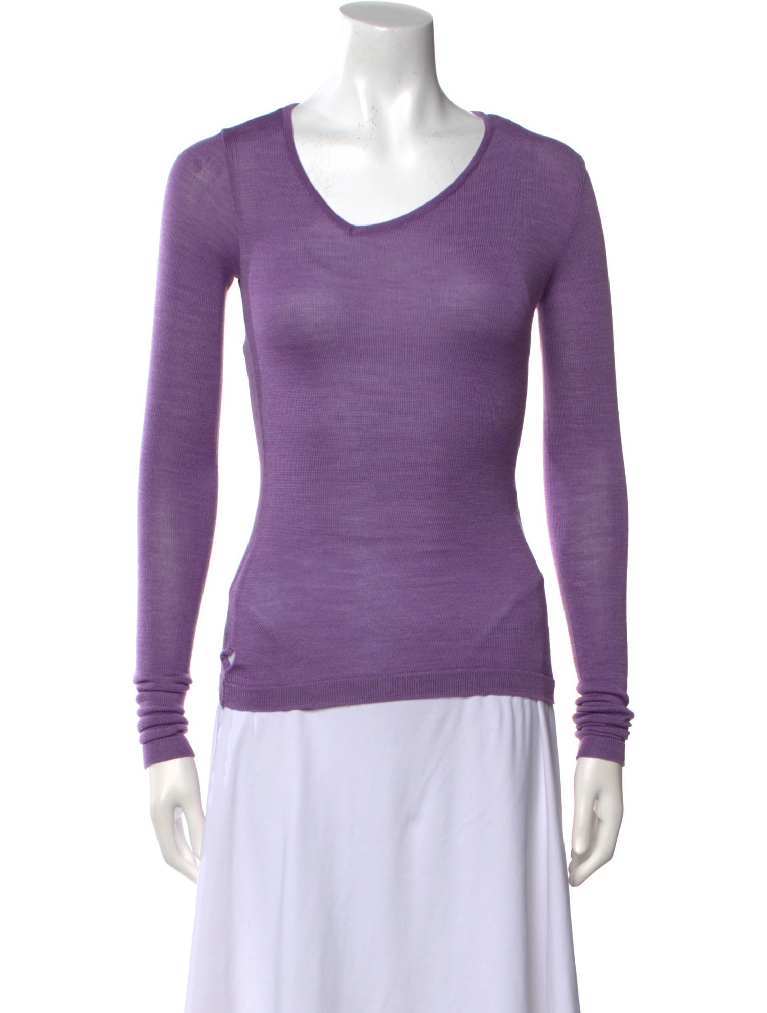 AERON Scoop Neck Long Sleeve Top