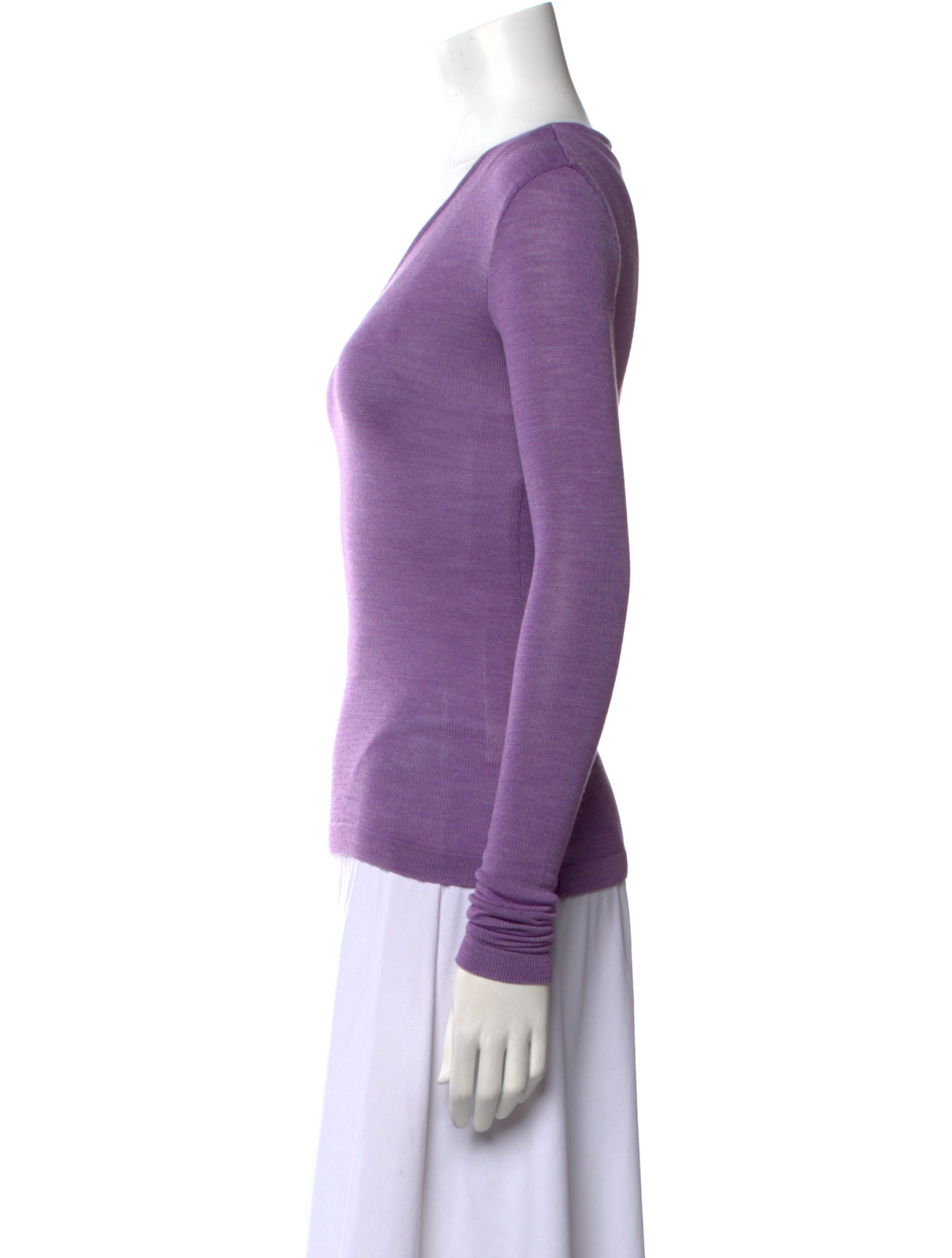 AERON Scoop Neck Long Sleeve Top