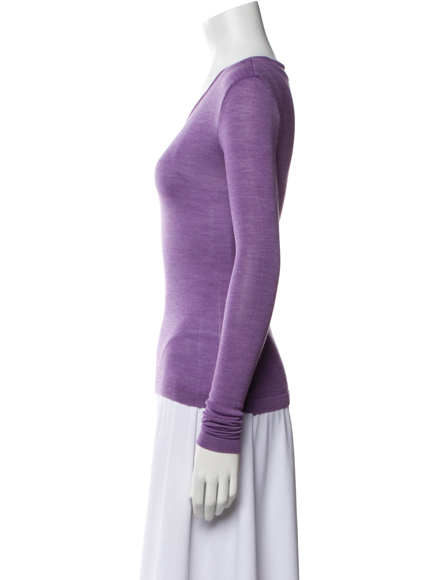 AERON Scoop Neck Long Sleeve Top