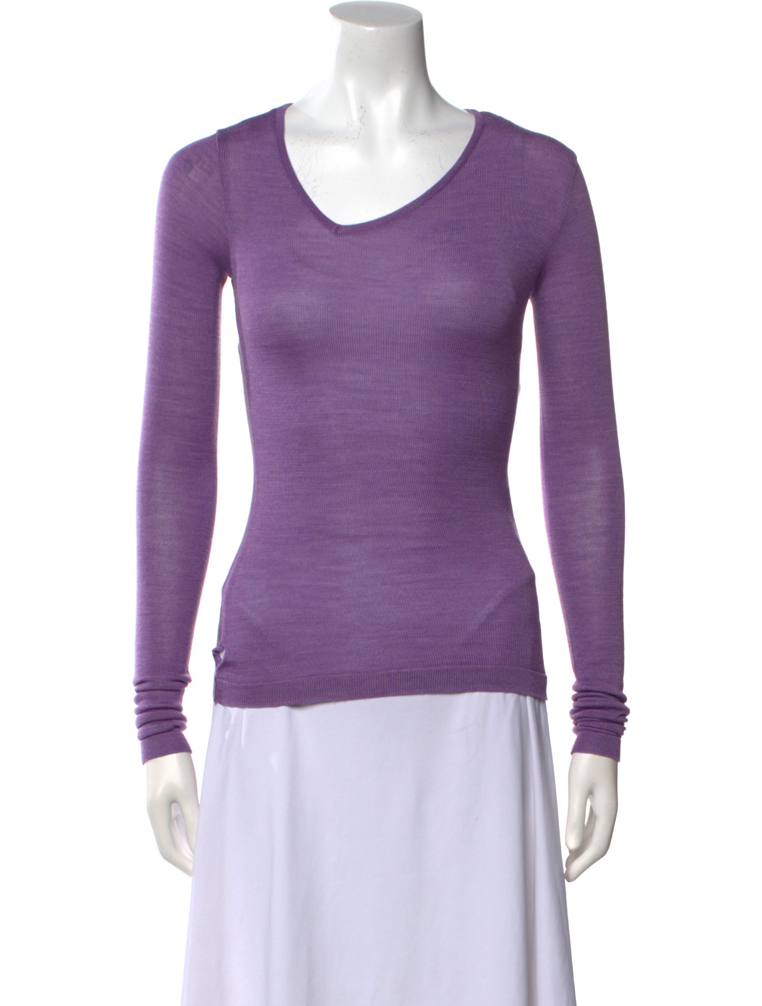 AERON Scoop Neck Long Sleeve Top