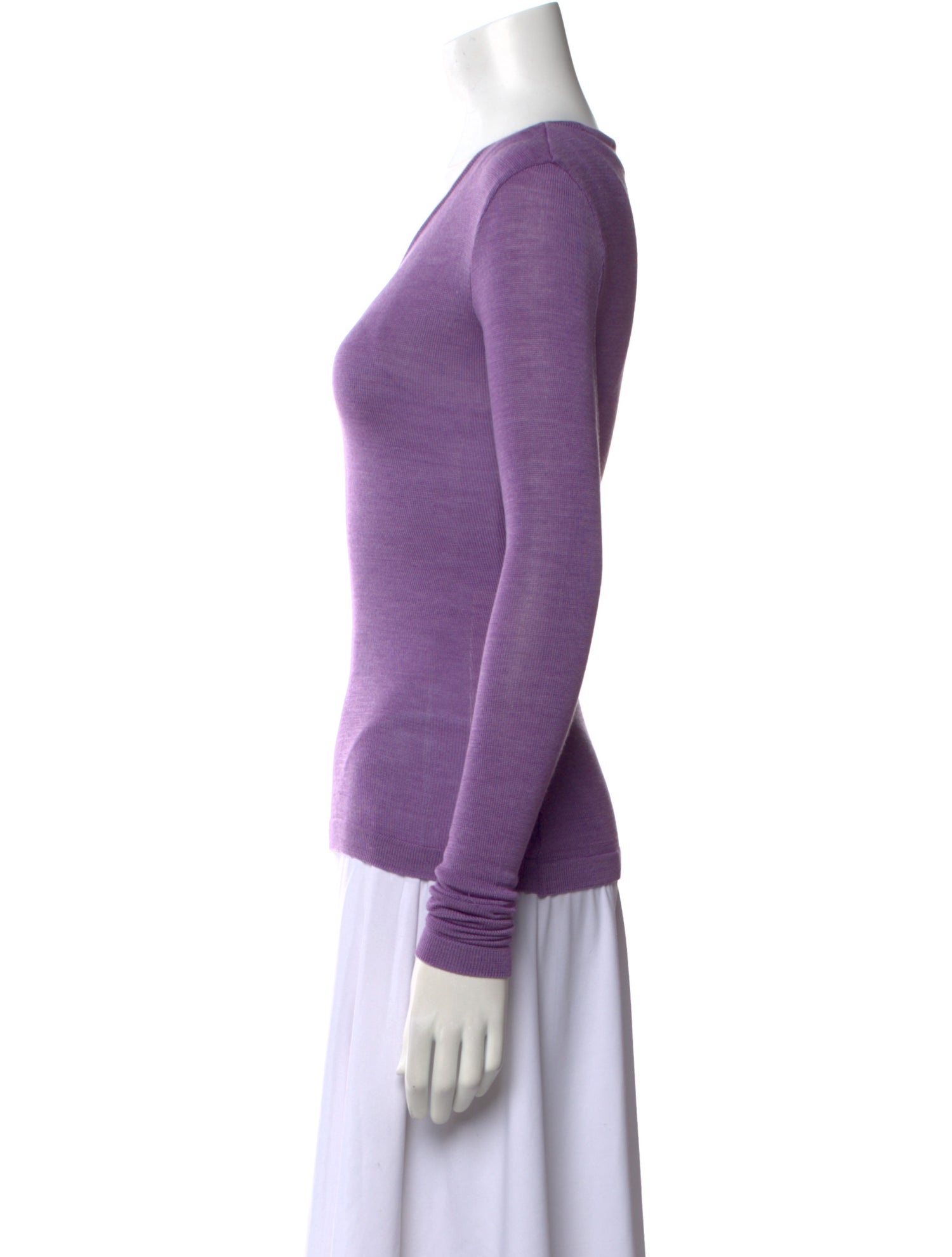 AERON Scoop Neck Long Sleeve Top
