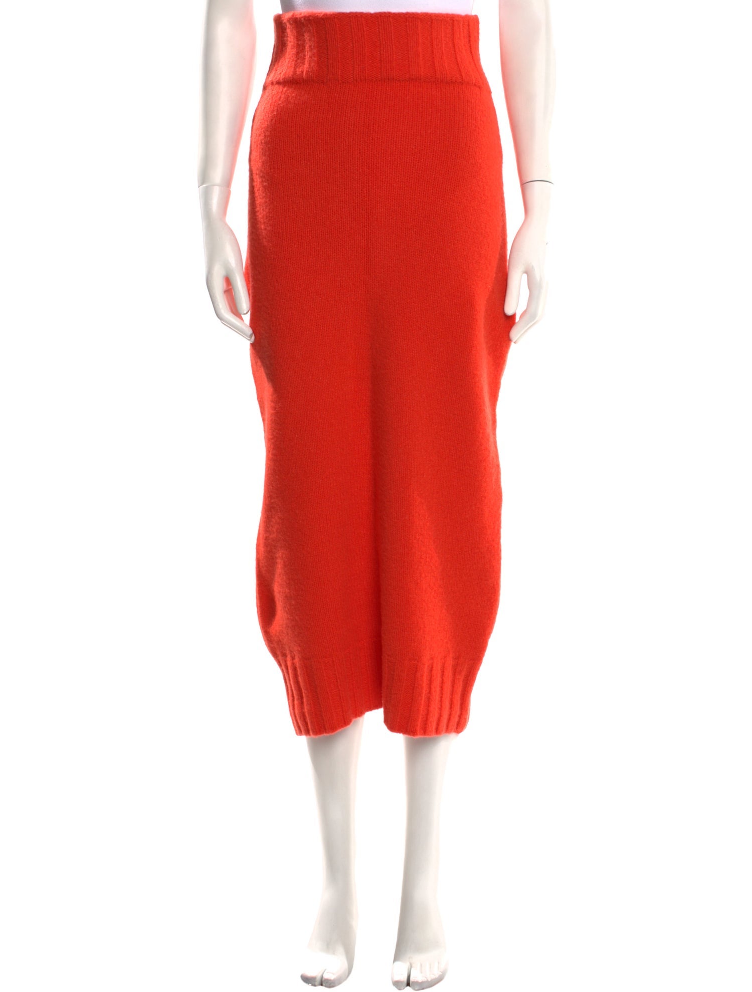 AERON Merino Wool Midi Length Skirt