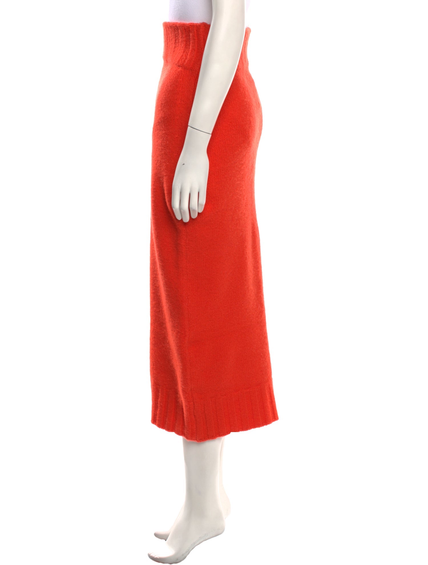 AERON Merino Wool Midi Length Skirt