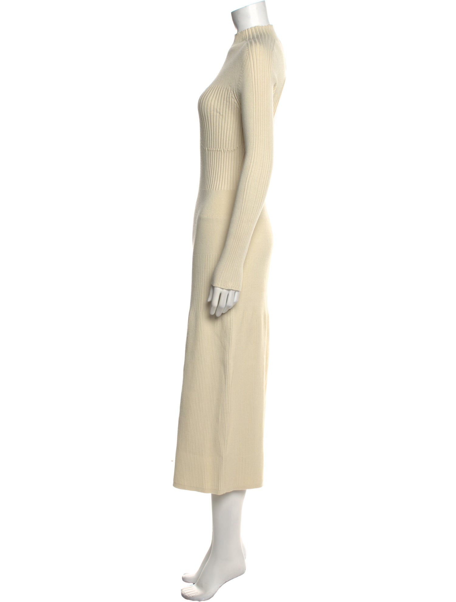 AERON Mock Neck Midi Length Dress