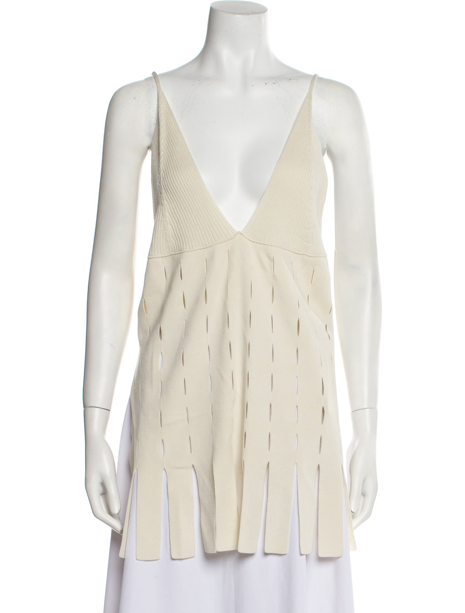 AERON Plunge Neckline Sleeveless Tunic