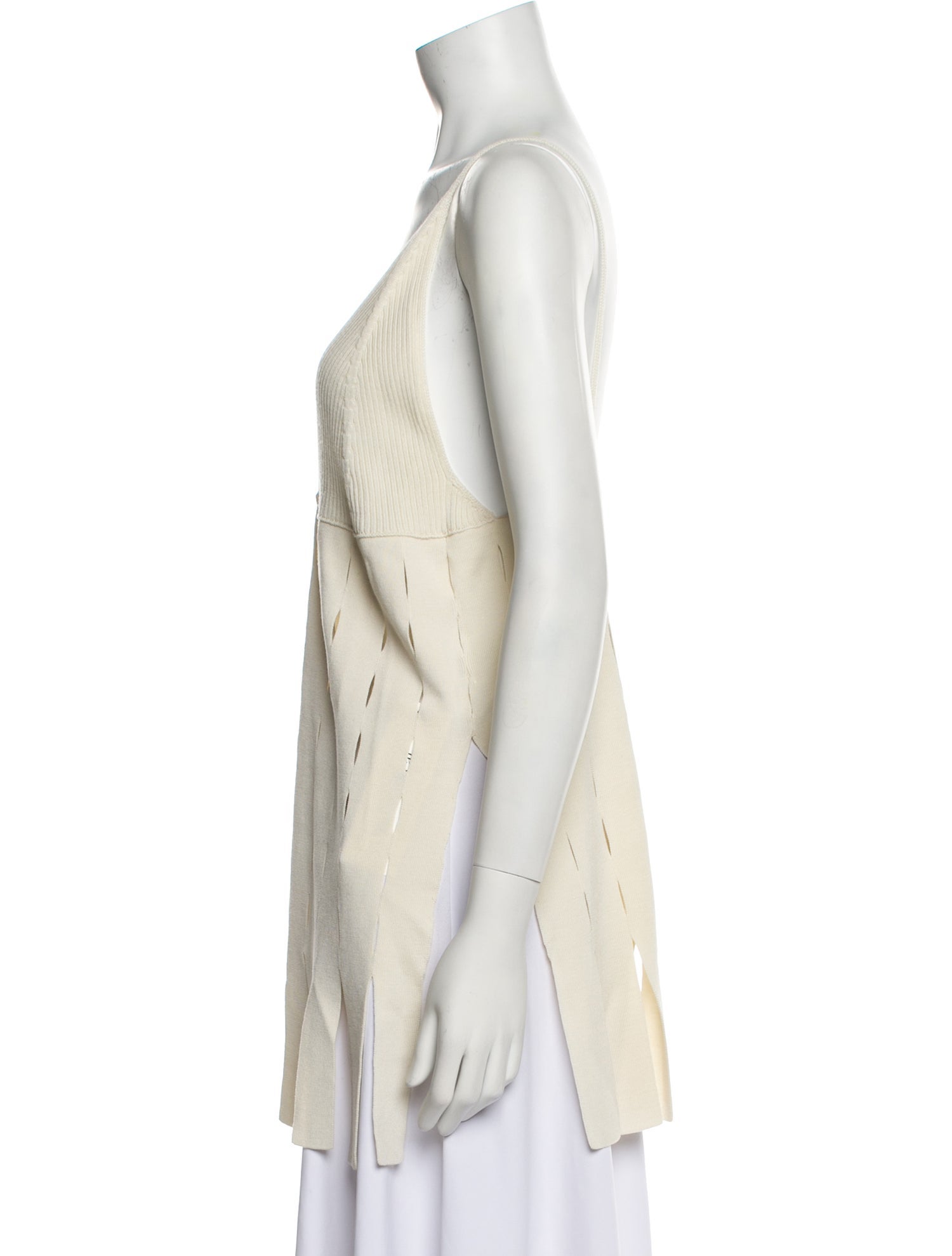 AERON Plunge Neckline Sleeveless Tunic