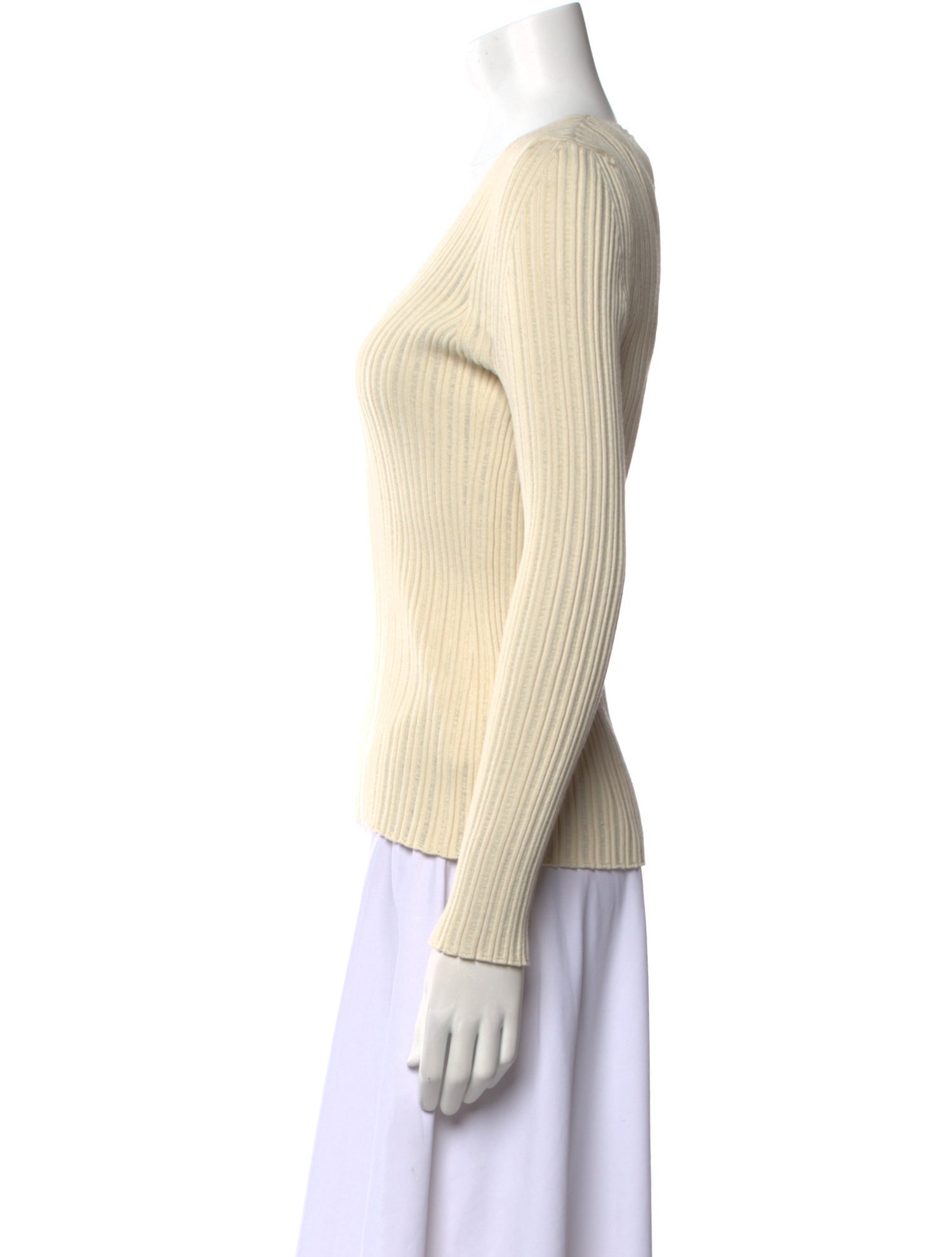 AERON Square Neckline Long Sleeve Top