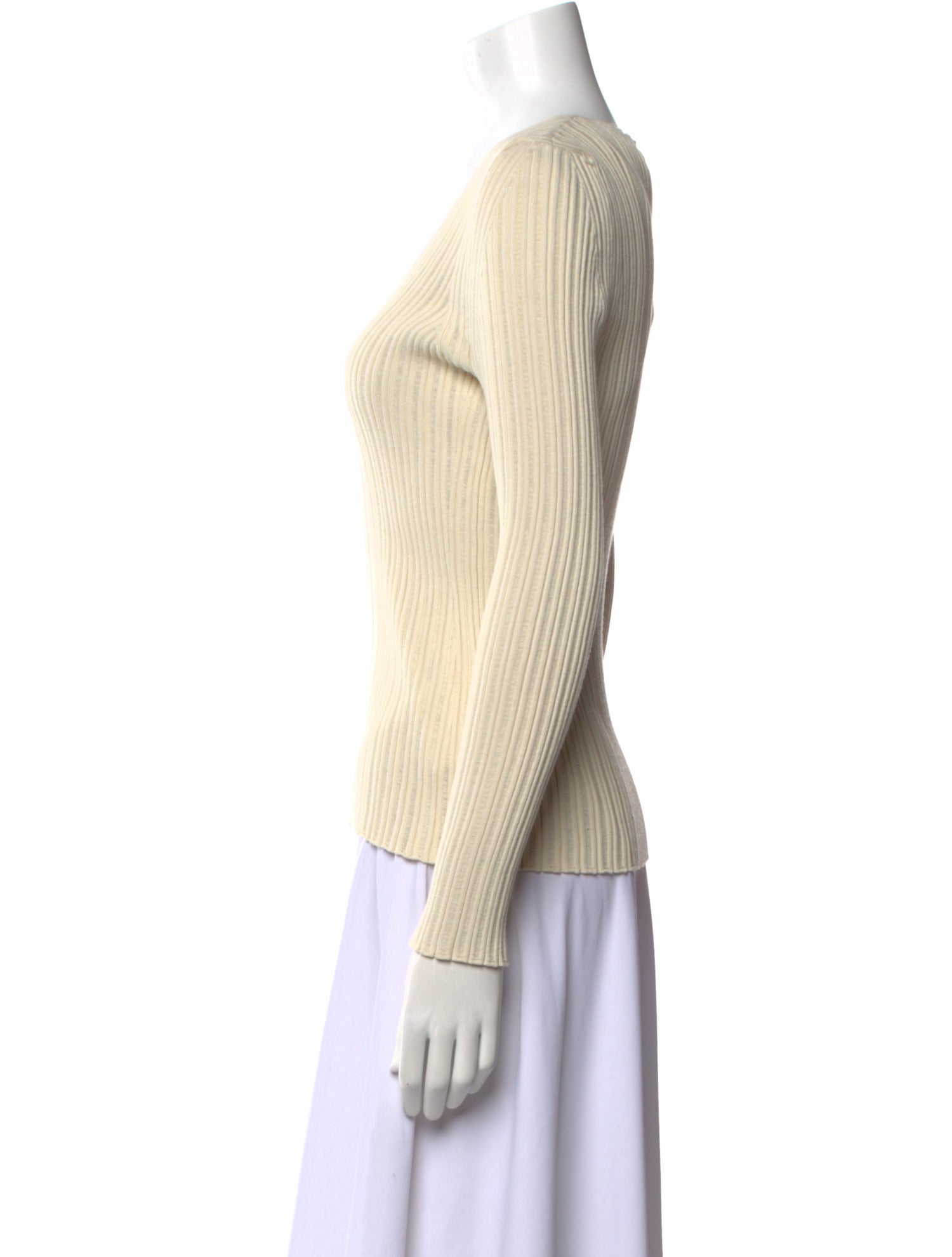 AERON Square Neckline Long Sleeve Top