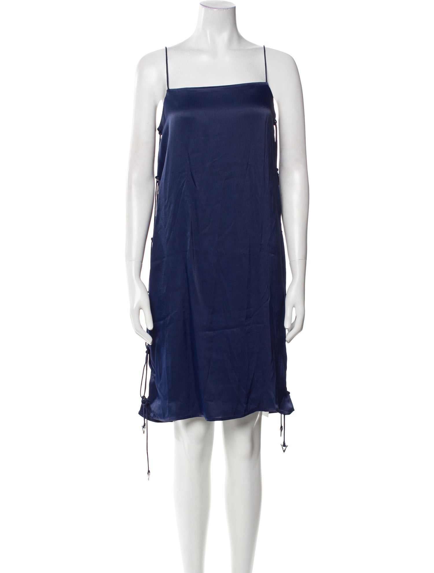 AERON Square Neckline Knee-Length Dress