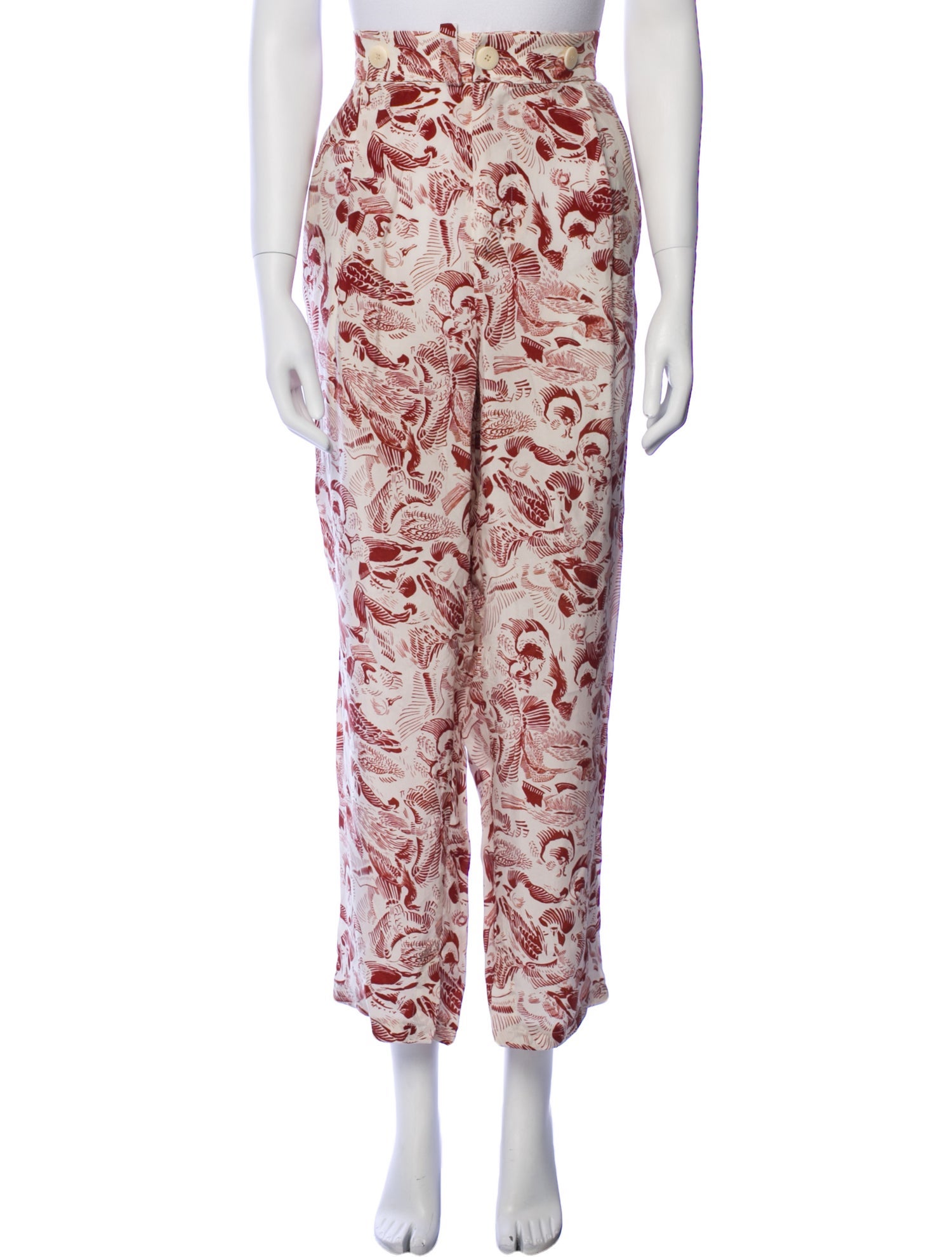 AERON Printed Wide Leg Pants