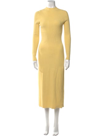 AERON Mock Neck Midi Length Dress