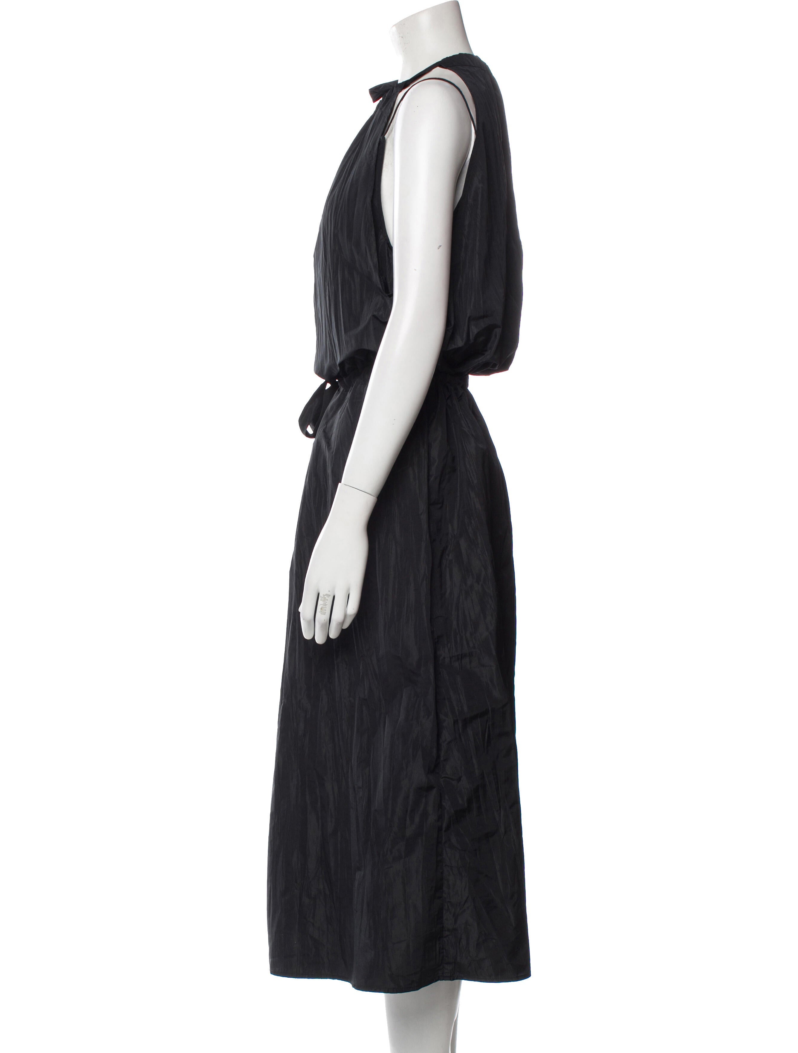 AERON Crew Neck Long Dress