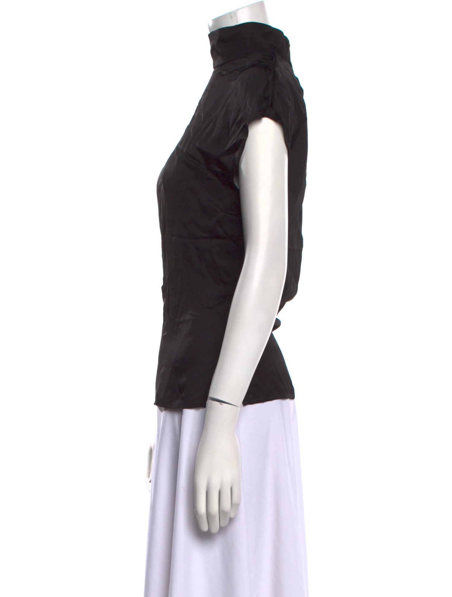 AERON Mock Neck Short Sleeve Top w/ Tags