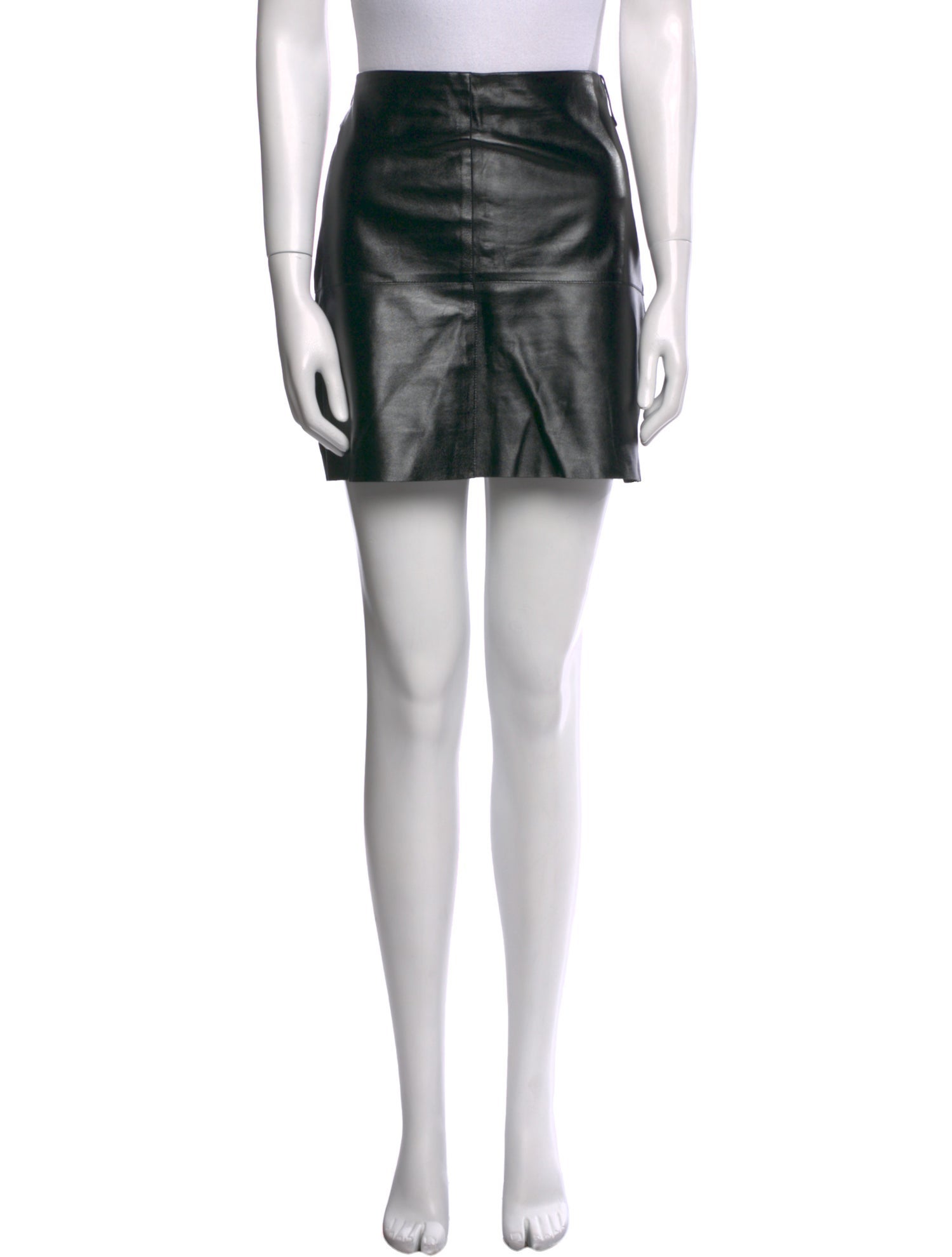 AERON Leather Mini Skirt