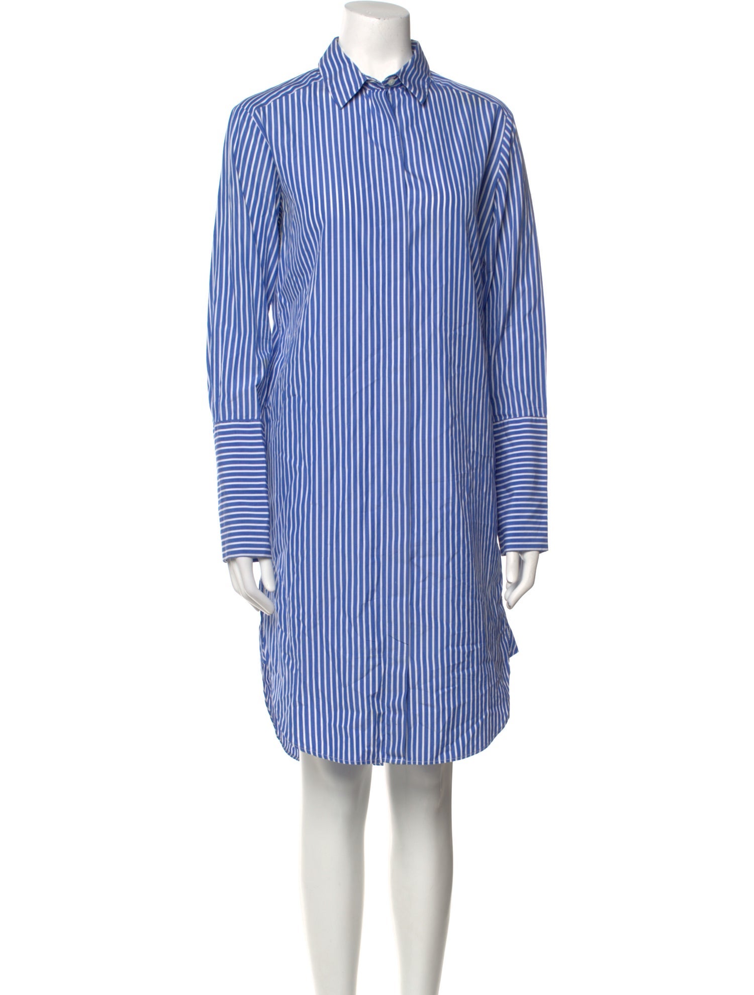 Alex Eagle Sporting Club Striped Midi Length Dress