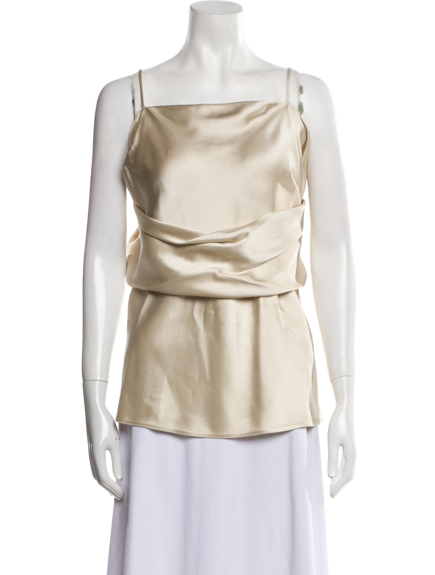 Attersee Silk Square Neckline Top