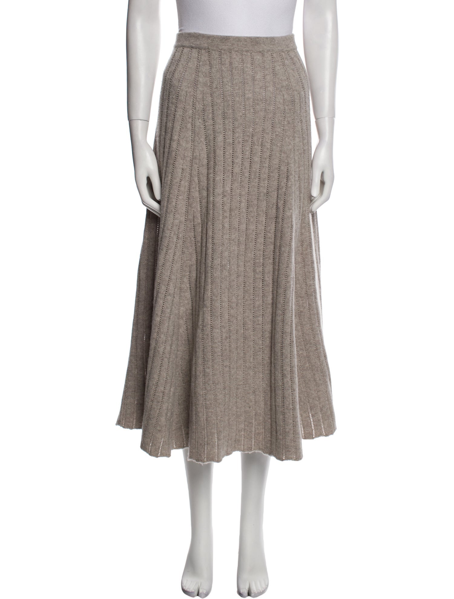 Attersee Wool Midi Length Skirt