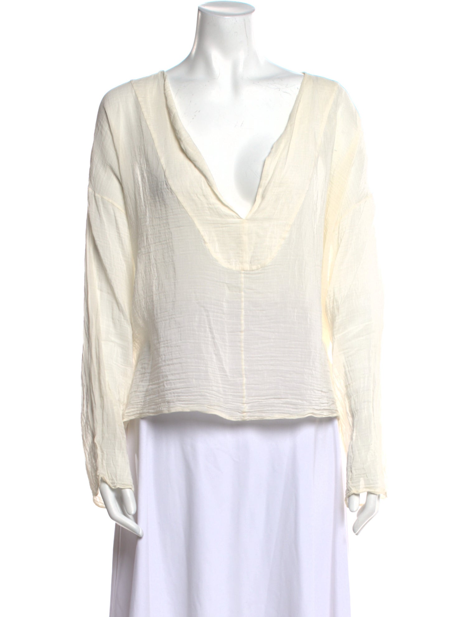 Attersee V-Neck Long Sleeve Blouse