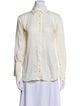 Attersee Wool Long Sleeve Button-Up Top