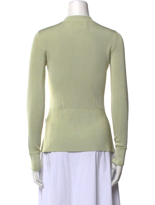 Attersee Crew Neck Long Sleeve Button-Up Top