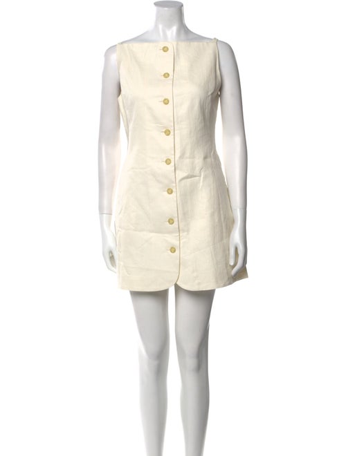 Attersee Bateau Neckline Mini Dress