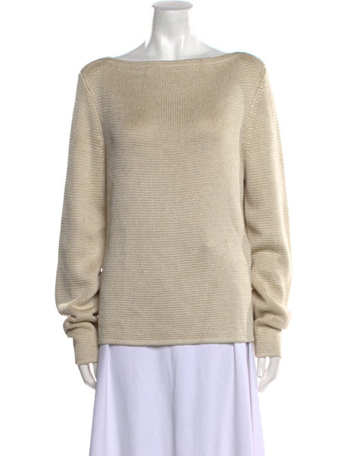 Attersee Silk Bateau Neckline Sweater