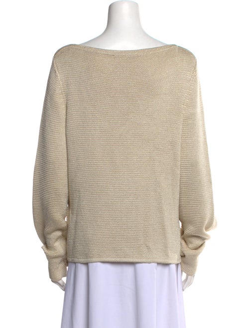 Attersee Silk Bateau Neckline Sweater