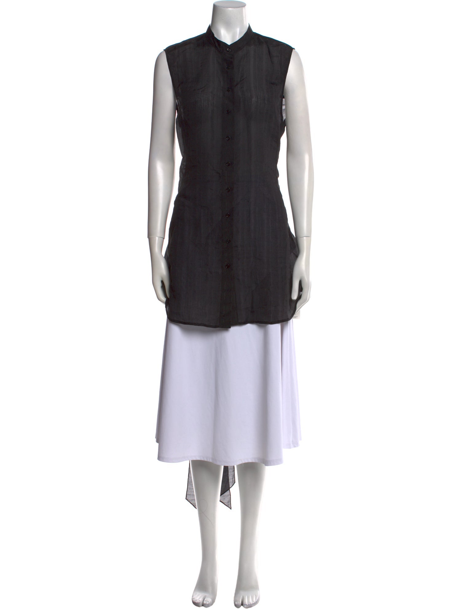 Attersee Mock Neck Sleeveless Tunic