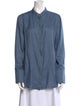 Attersee Cashmere Long Sleeve Button-Up Top