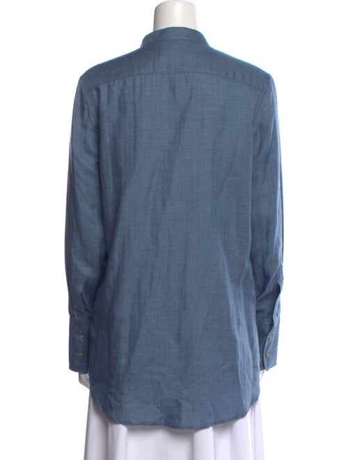 Attersee Cashmere Long Sleeve Button-Up Top