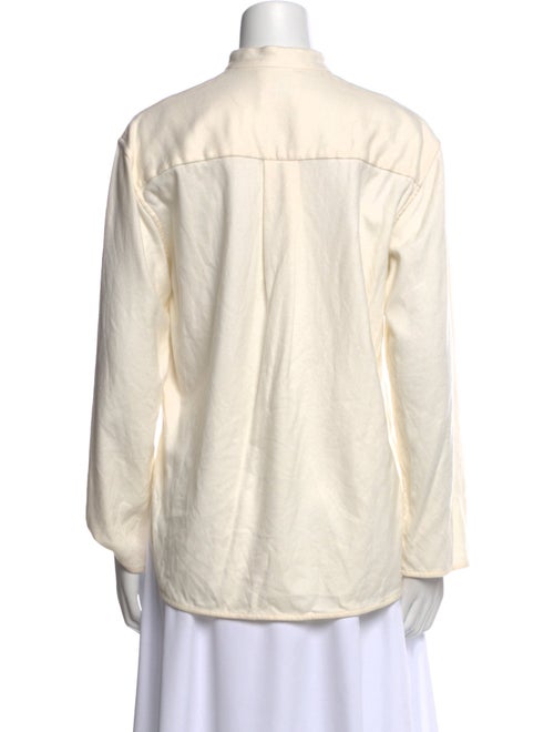 Attersee Cashmere Mock Neck Button-Up Top